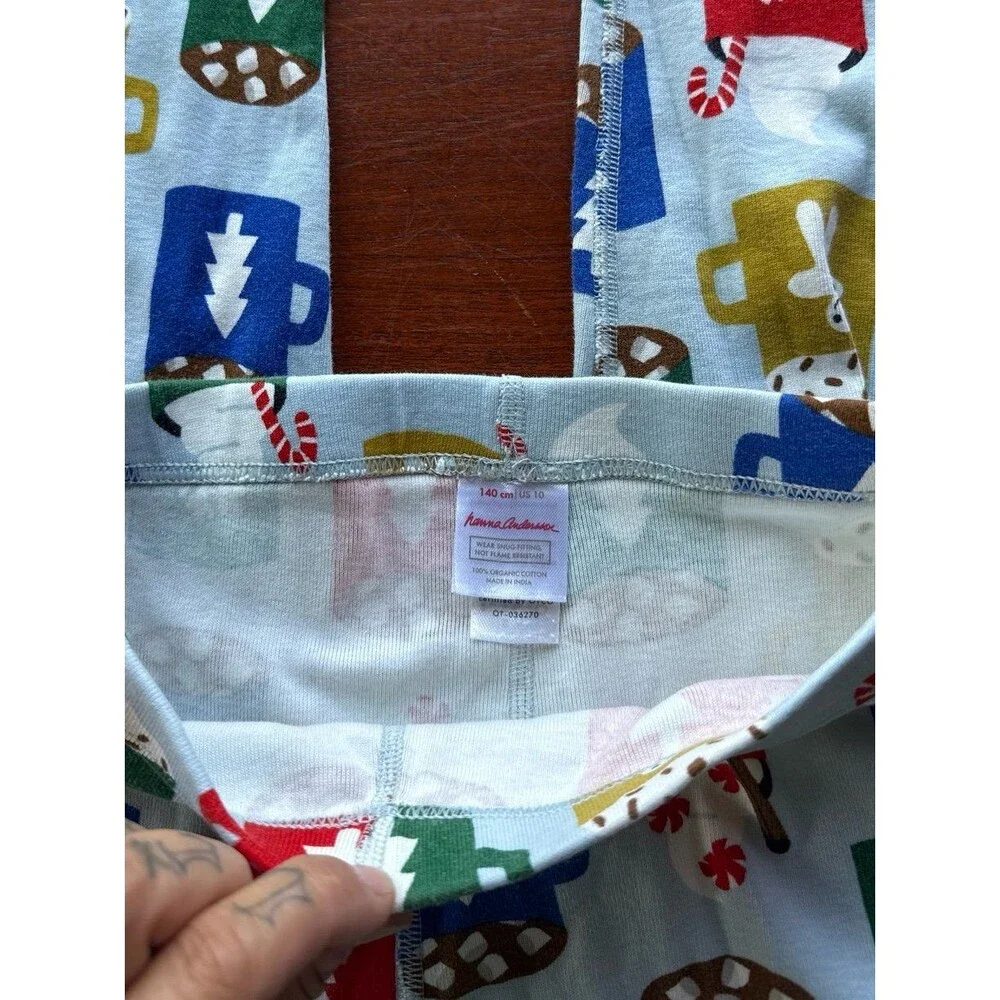 Hanna Andersson Hot Coco gingerbread christmas Pajamas NWOT